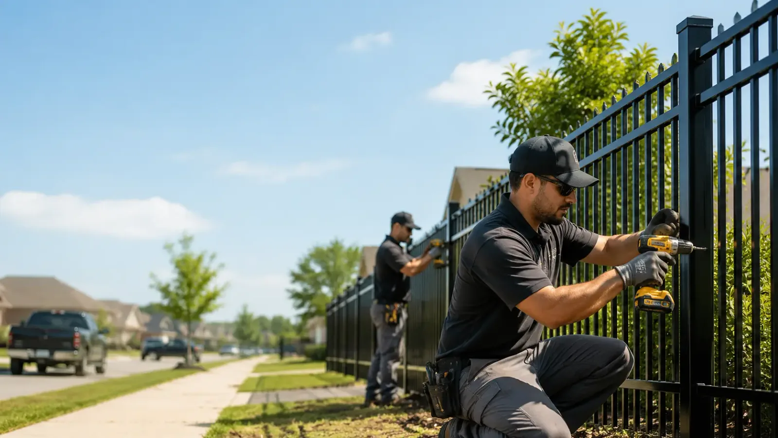 Metal Fence Installation in Enochs, TX